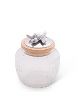 Arthur Court Olive Glass Canister