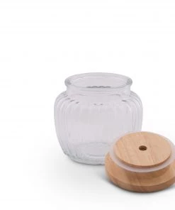 Arthur Court Olive Glass Canister
