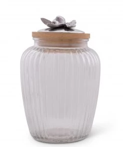 Arthur Court Olive Glass Canister