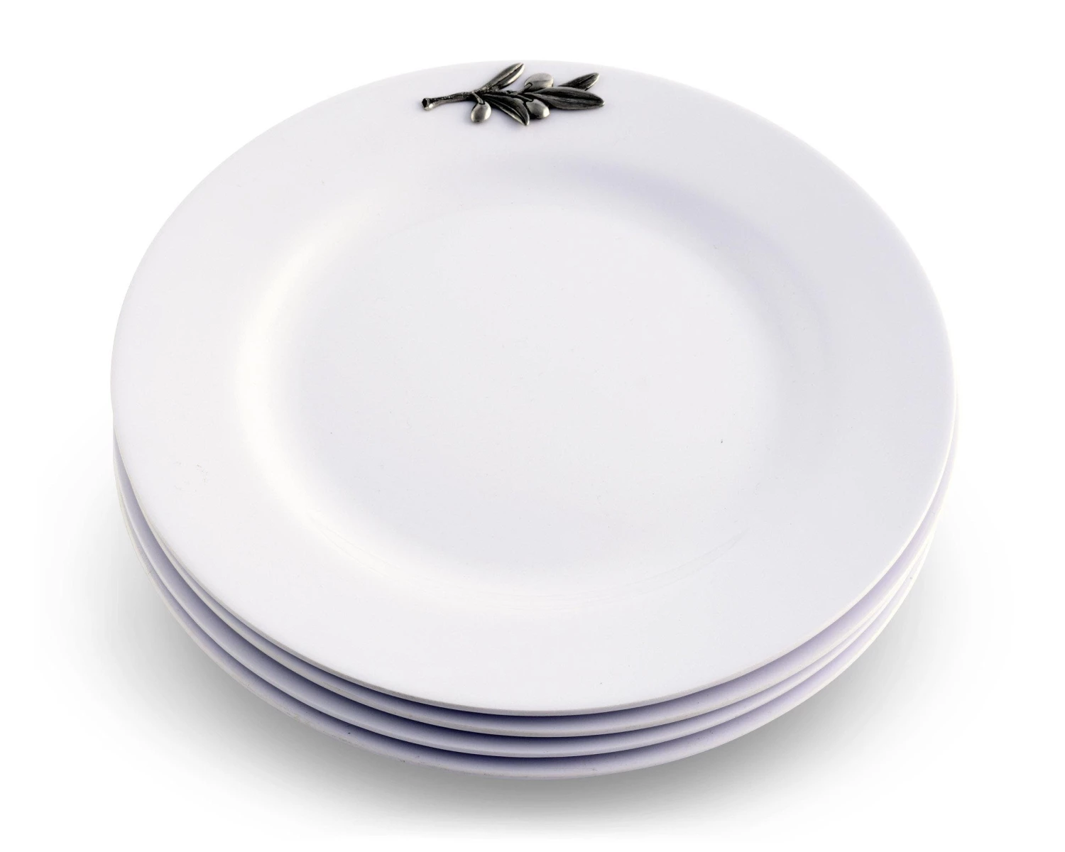 Arthur Court Olive Melamine Lunch Plates - Set Of 4