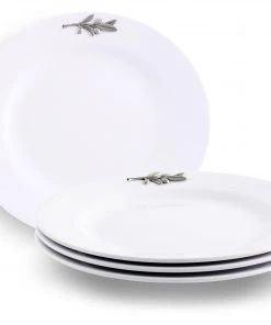 Arthur Court Olive Melamine Lunch Plates - Set Of 4