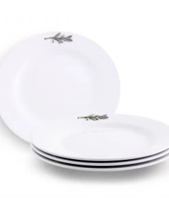 Arthur Court Olive Melamine Lunch Plates - Set Of 4