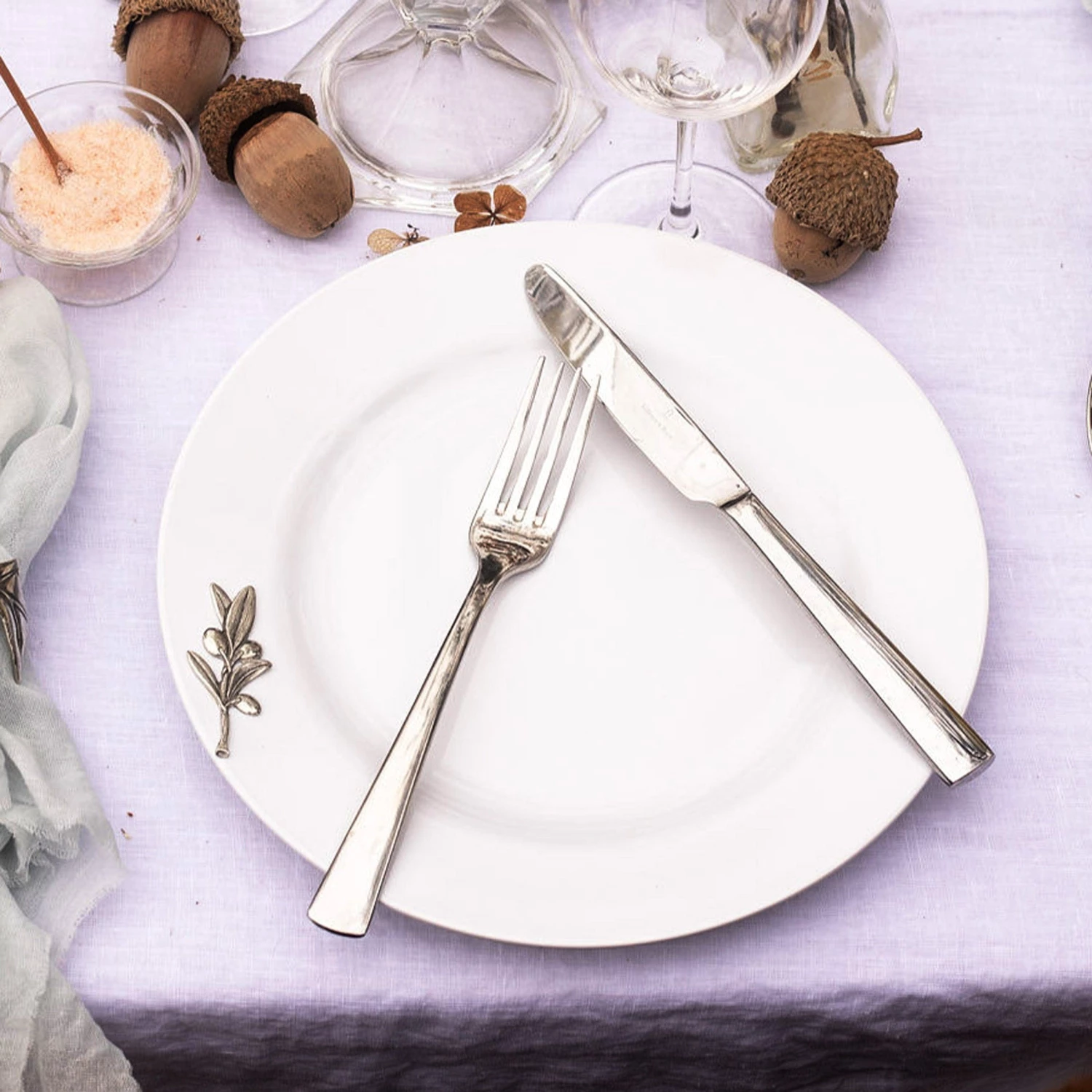 Arthur Court Olive Melamine Lunch Plates - Set Of 4