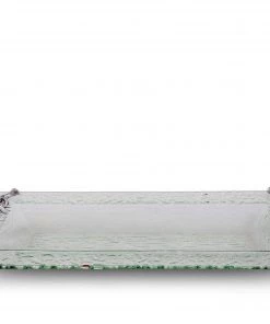Arthur Court Olive Oblong Glass Serving Tray