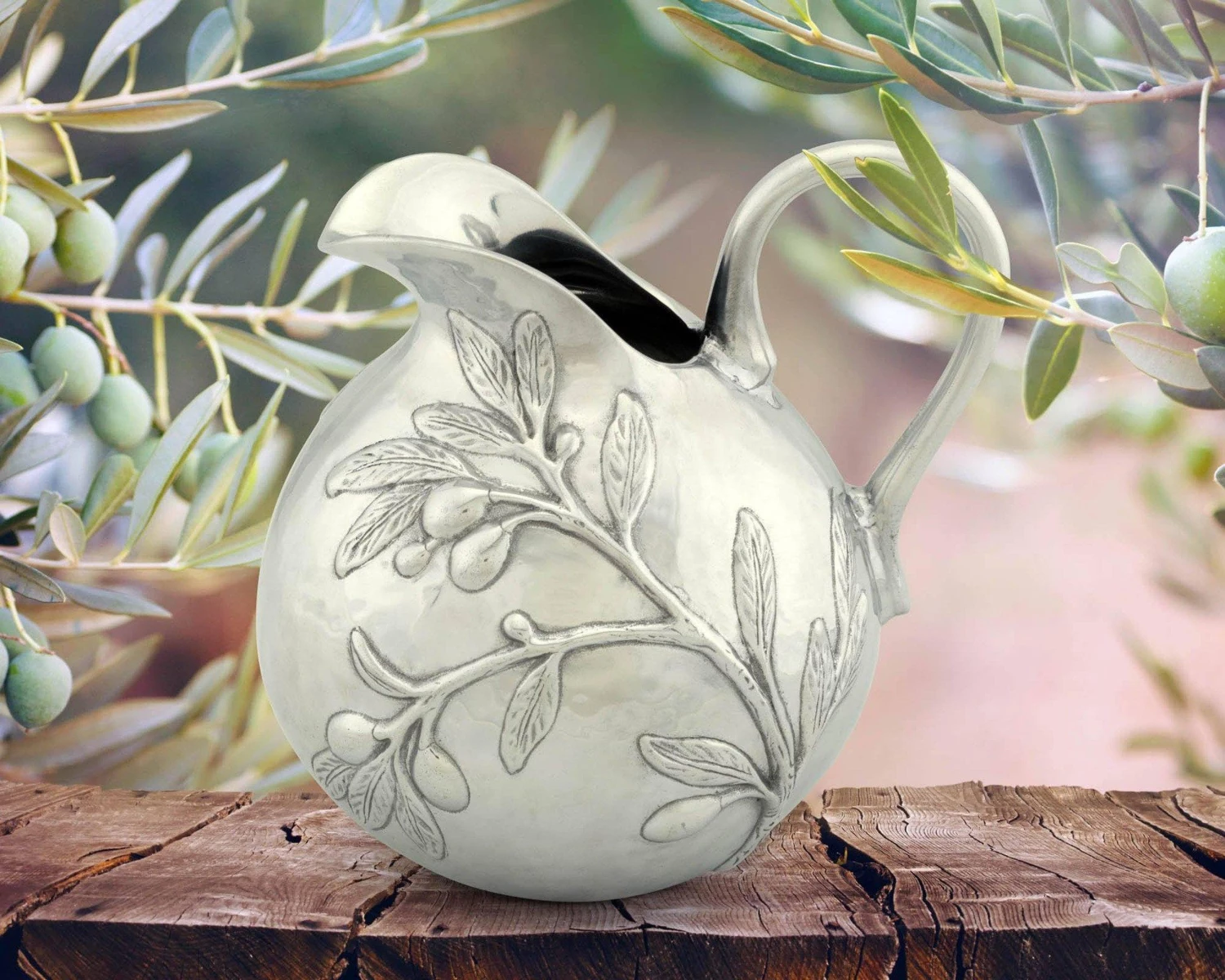 Arthur Court Olive Pitcher
