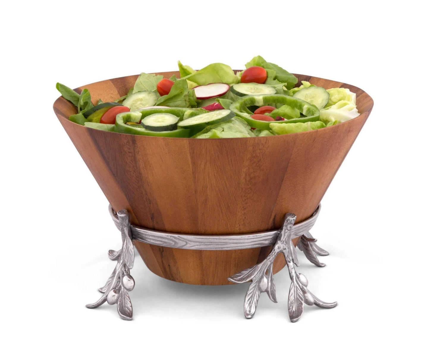 Arthur Court Olive Wood Salad Bowl