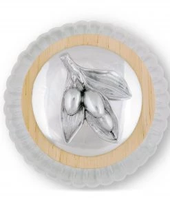 Arthur Court Olive Glass Canister