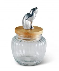 Arthur Court Cat Treat Jar Pet