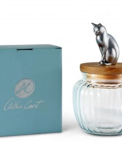 Arthur Court Cat Treat Jar Pet