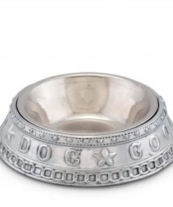 Arthur Court Dog Feeding Bowl Good Dog Crown Pet