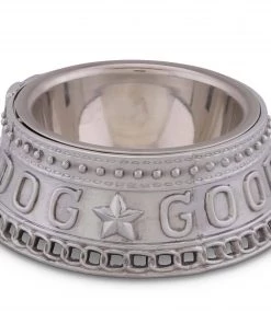 Arthur Court Dog Feeding Bowl Good Dog Crown Pet