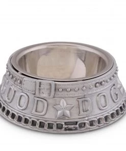 Arthur Court Dog Feeding Bowl Good Dog Crown Pet