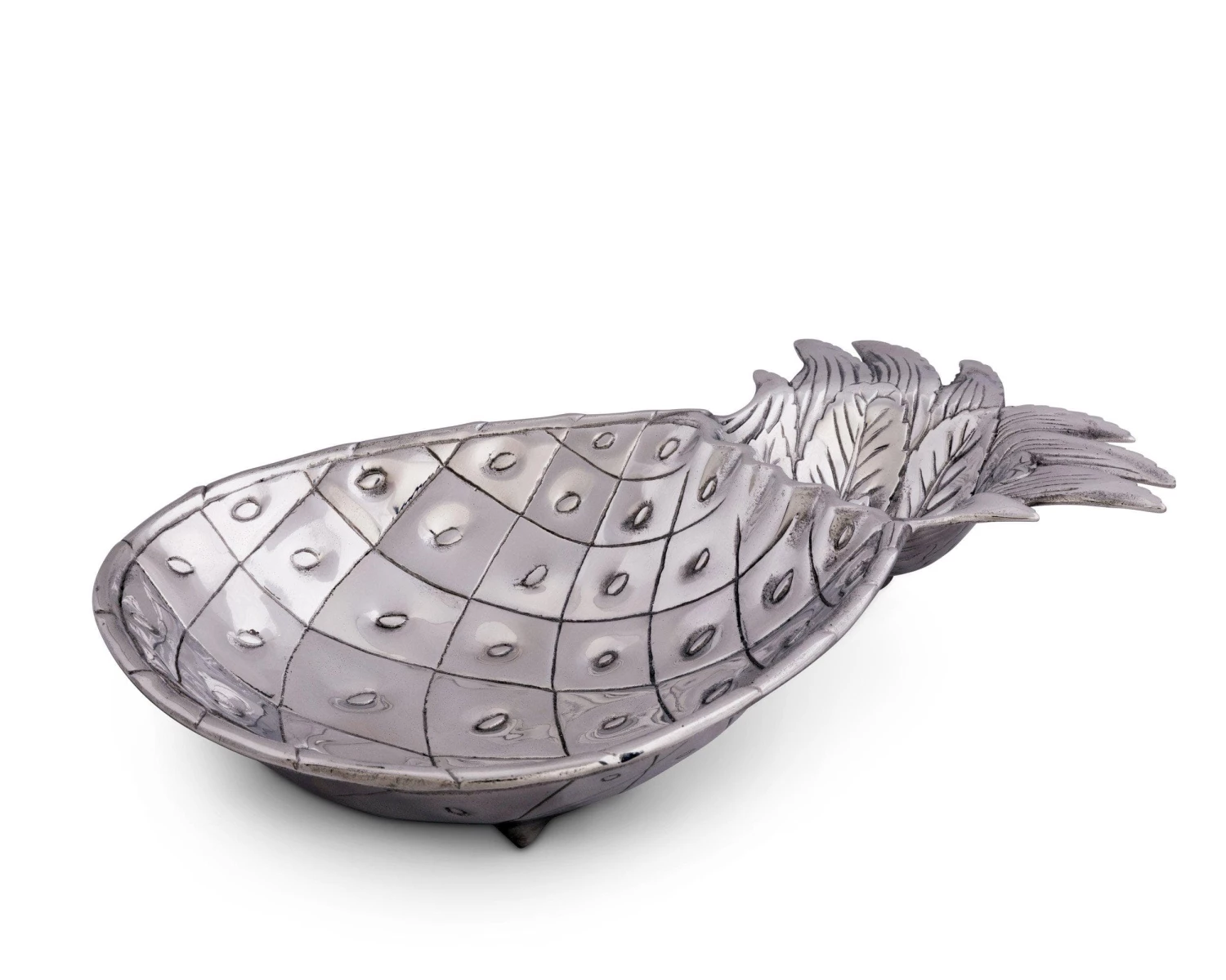 Arthur Court Pineapple Chip And Dip Tray Chip & Dip Sets