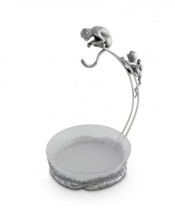 Arthur Court Monkey Banana Holder With Bowl