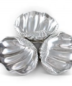 Arthur Court Clam 3-Bowl Server