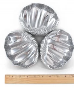 Arthur Court Clam 3-Bowl Server