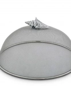Arthur Court Conch Shell Stainless Mesh Picnic Cover
