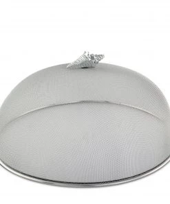 Arthur Court Conch Shell Stainless Mesh Picnic Cover