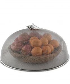 Arthur Court Conch Shell Stainless Mesh Picnic Cover
