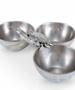 Arthur Court Serving Bowls Crab 3-Bowl Bowl