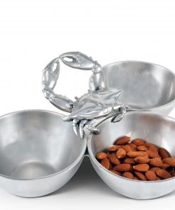 Arthur Court Serving Bowls Crab 3-Bowl Bowl