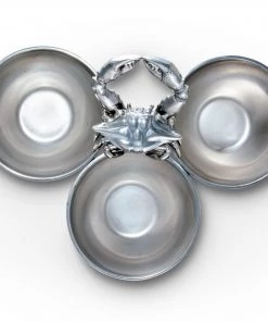 Arthur Court Serving Bowls Crab 3-Bowl Bowl