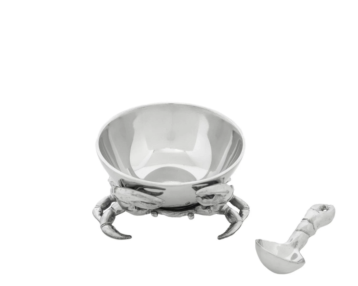 Arthur Court Crab 3-Piece Condiment Set