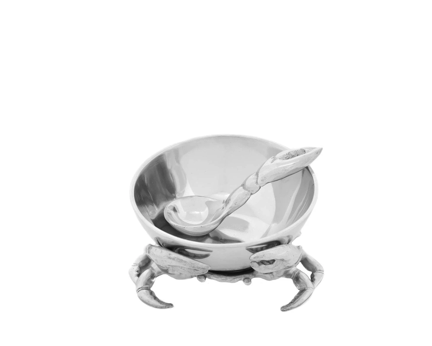 Arthur Court Crab 3-Piece Condiment Set