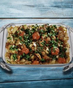 Arthur Court Crab 3-Qt Casserole W/Pyrex Casserole Servers