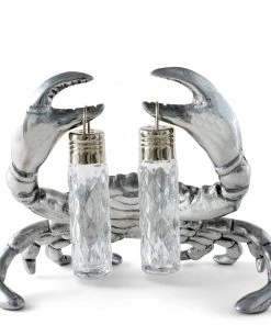 Arthur Court Salt & Pepper Sets Crab Hanging Salt And Pepper Set