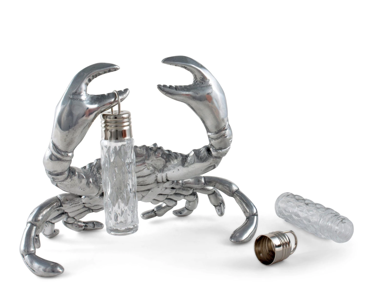 Arthur Court Salt & Pepper Sets Crab Hanging Salt And Pepper Set
