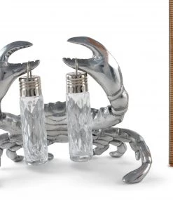 Arthur Court Salt & Pepper Sets Crab Hanging Salt And Pepper Set