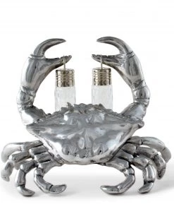 Arthur Court Salt & Pepper Sets Crab Hanging Salt And Pepper Set