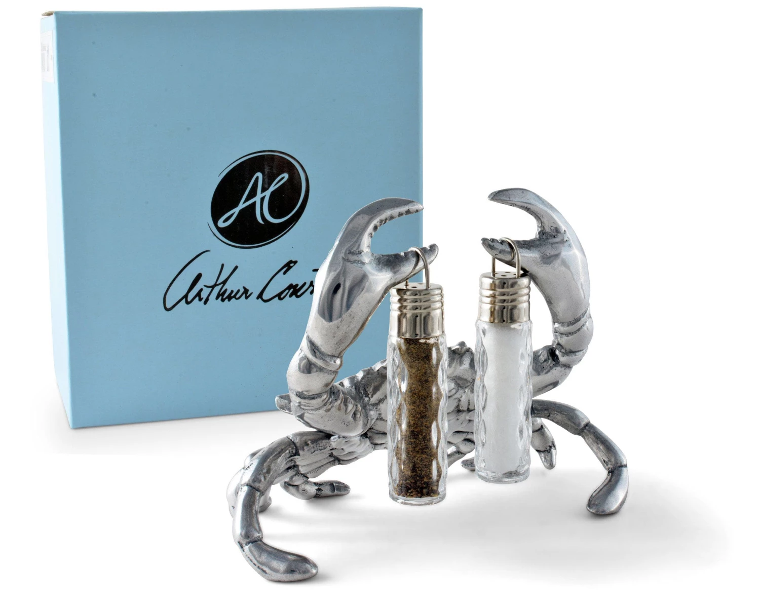 Arthur Court Salt & Pepper Sets Crab Hanging Salt And Pepper Set