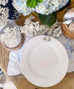 Arthur Court Crab Melamine Lunch Plates - Set Of 4