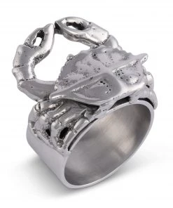 Arthur Court Crab Napkin Rings - Set Of 4