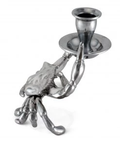 Arthur Court Crab Taper Candle Holders Candlesticks
