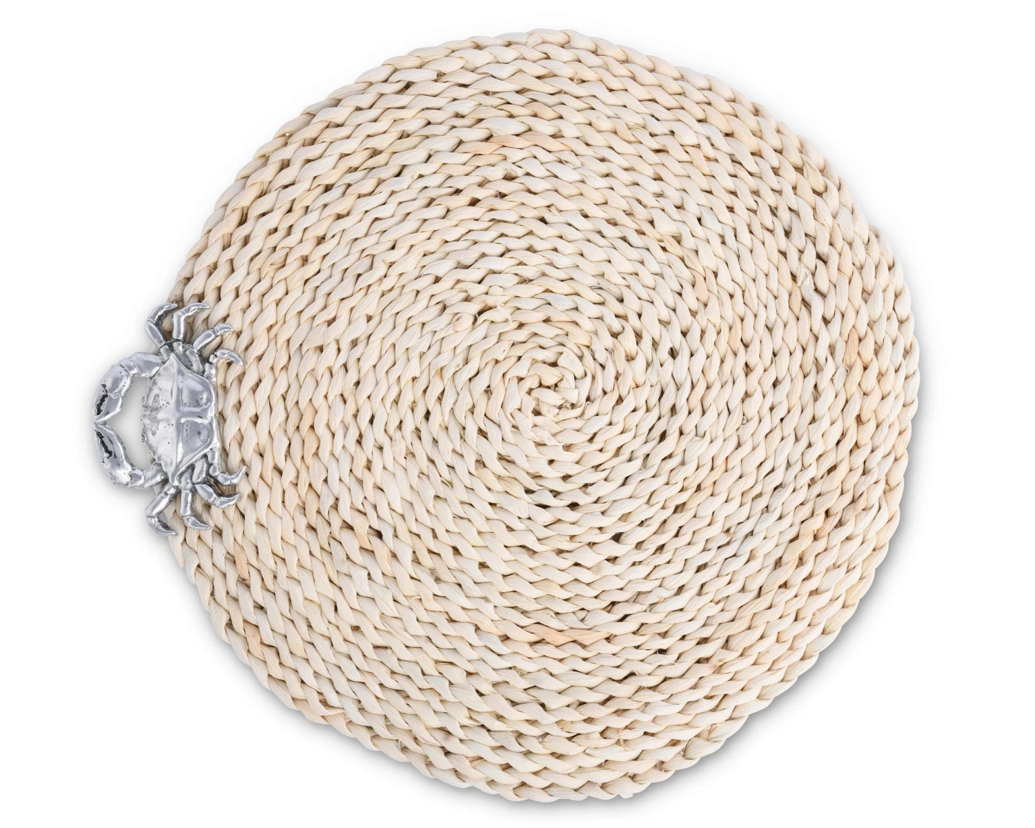 Arthur Court Crab Twisted Seagrass Placemats - Set Of 4 Plates