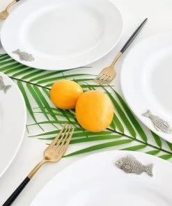 Arthur Court Fish Melamine Lunch Plates - Set Of 4