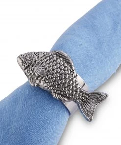 Arthur Court Fish Napkin Rings - Set Of 4
