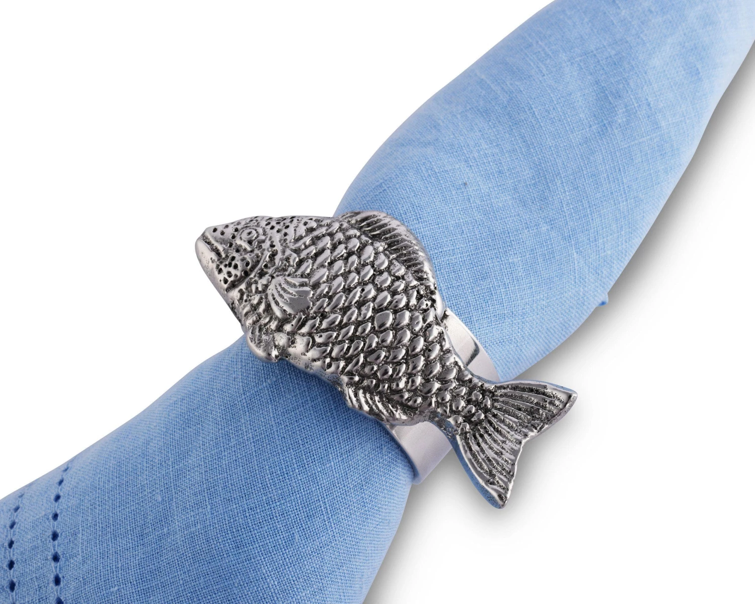 Arthur Court Fish Napkin Rings - Set Of 4