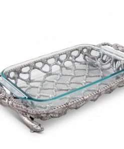 Arthur Court Fish Net Casserole / Pyrex Holder