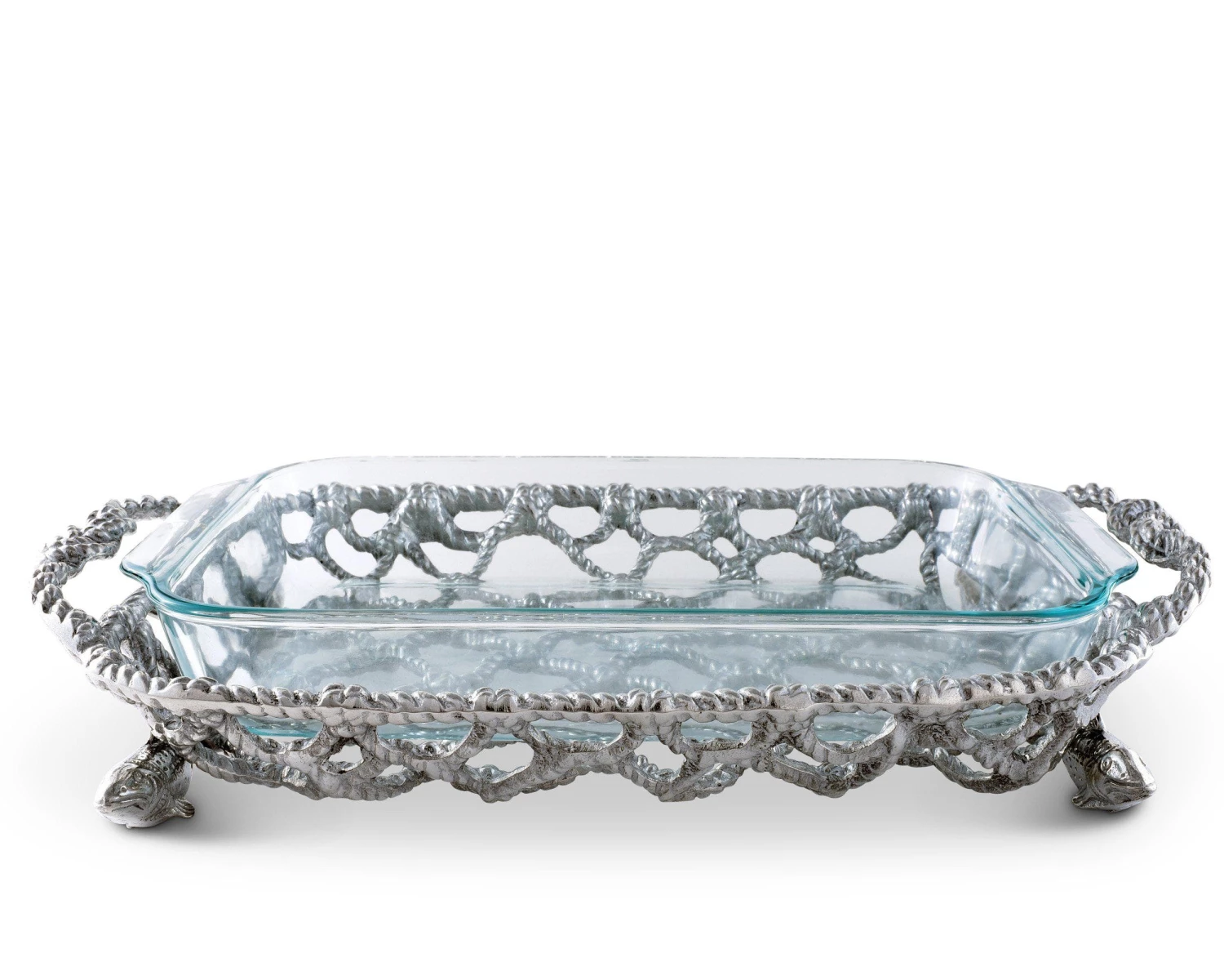 Arthur Court Fish Net Casserole / Pyrex Holder