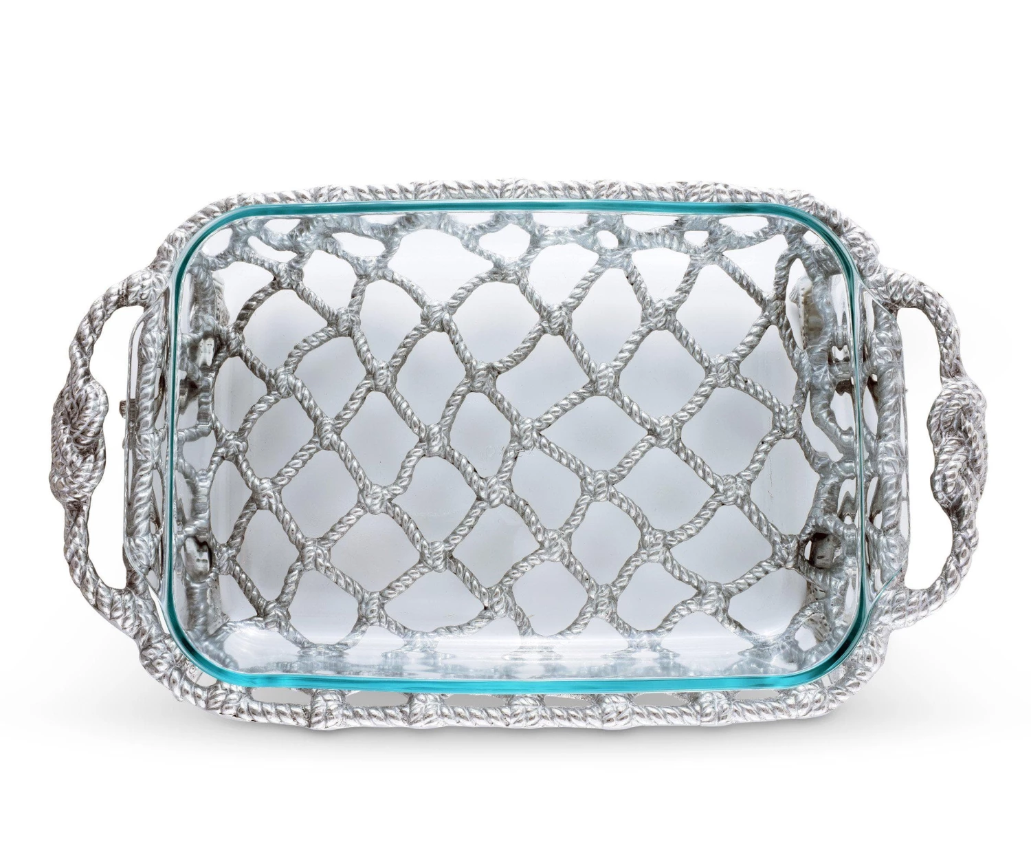 Arthur Court Fish Net Casserole / Pyrex Holder