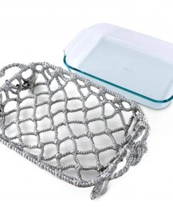 Arthur Court Fish Net Casserole / Pyrex Holder