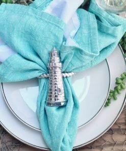Arthur Court Lighthouse Napkin Rings
