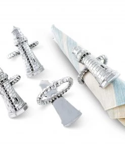 Arthur Court Lighthouse Napkin Rings
