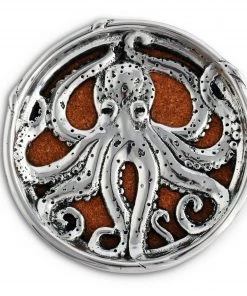 Arthur Court Octopus Drink Coaster Set Of 4