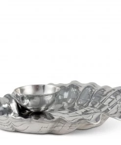 Arthur Court Oyster W/Pearl Chip & Dip