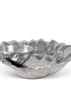 Arthur Court Oyster W/Pearl Chip & Dip